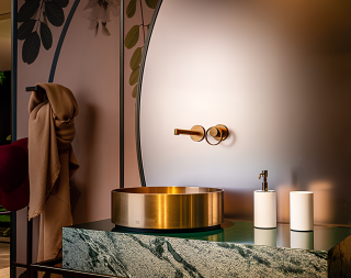 Стакан Gessi 316 58531.720 белый/никель